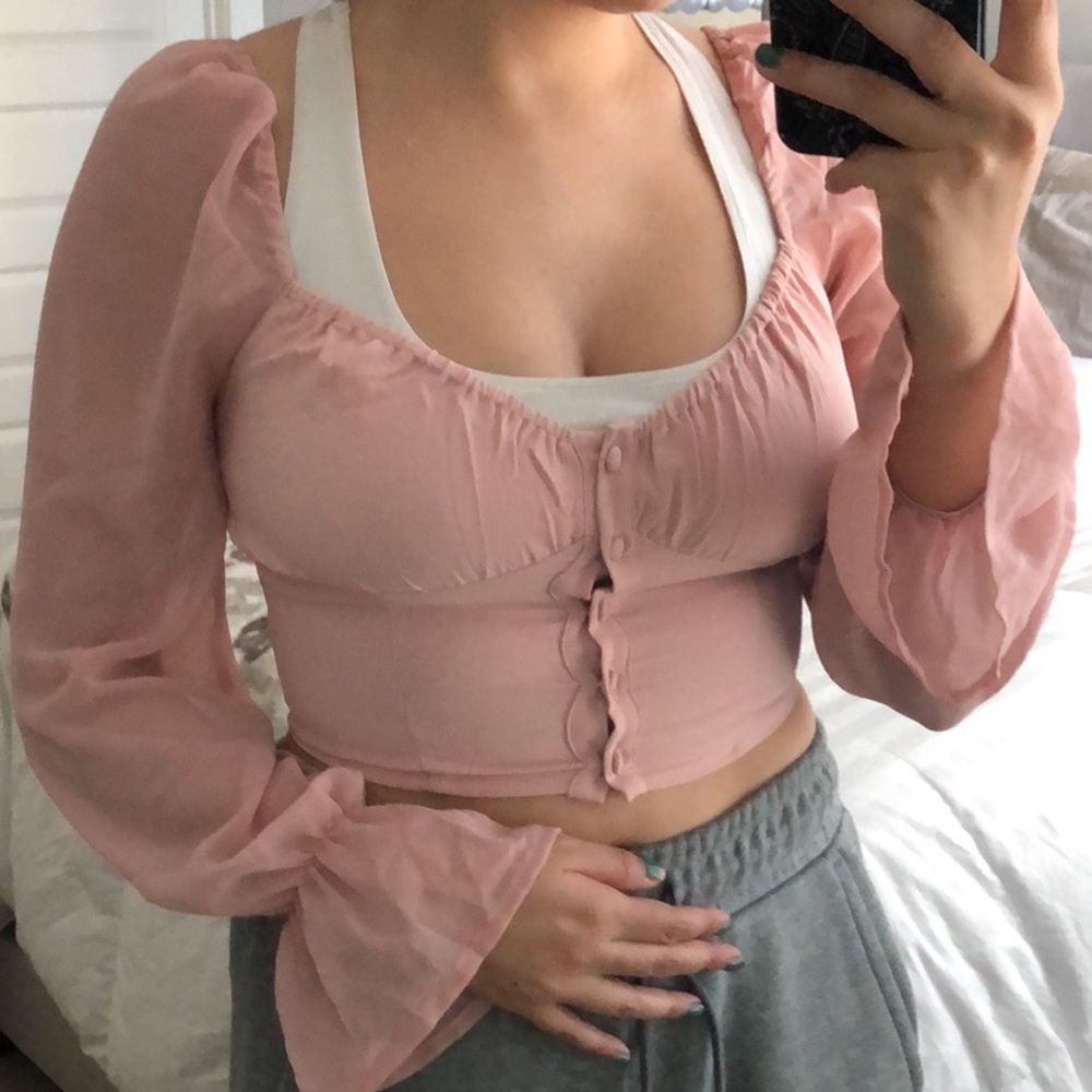 Forever 21 Blouse Crop top